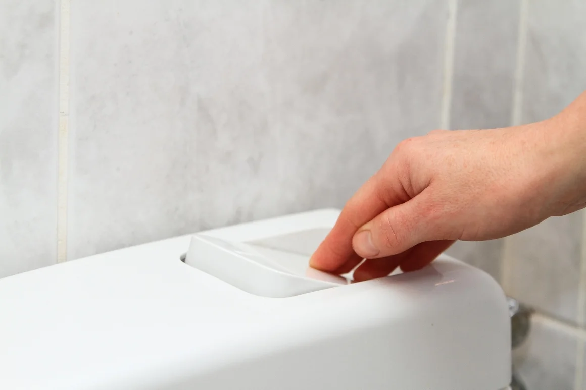 Hand betätigt Spülkastenschalter